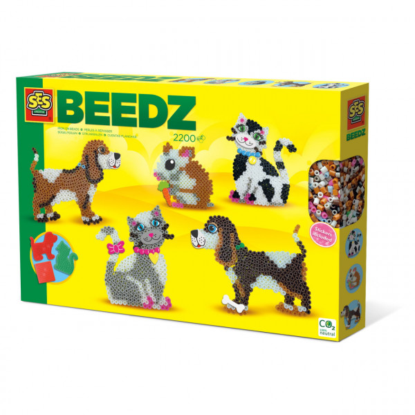 Set creativ Beedz - Margele de calcat Animale