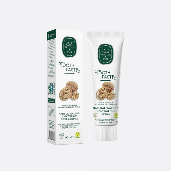 Eyüp Sabri Tuncer Pastă de dinți cu extract natural din Nucă și Coajă de Nucă 90 ml