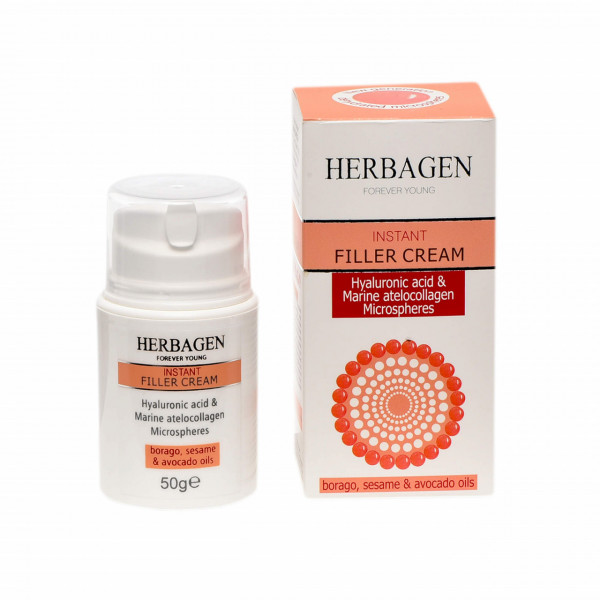 Cremă filler instant cu microsfere de acid hialuronic și atellocolagen 50 ml