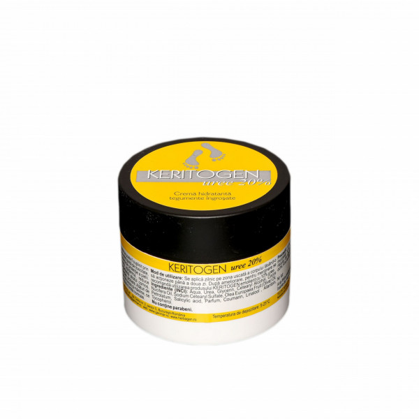 Cremă hidratantă pentru tegumente îngroșate - Keritogen uree 20% 50 g