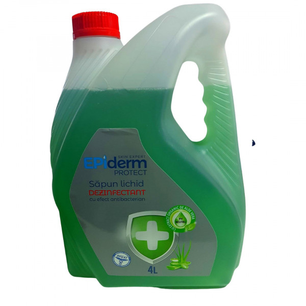 Epiderm Protect - Sapun lichid dezinfectant cu extract organic de Aloe Vera, 4000 ml