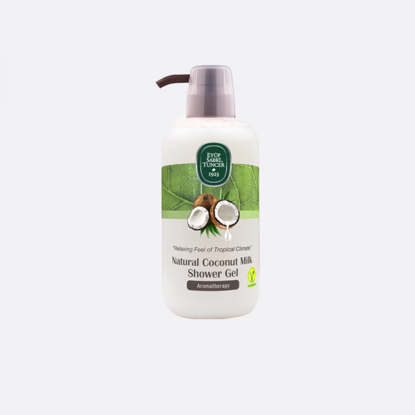 Eyüp Sabri Tuncer Gel de duș cu lapte natural din Nucă de Cocos 600 ml