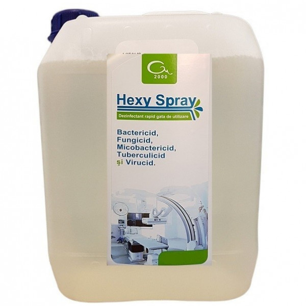 HEXY SPRAY - Dezinfectant rapid pentru suprafete, 5 L
