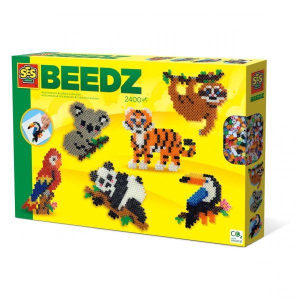 Set creativ Beedz - Margele de calcat Animale din Jungla