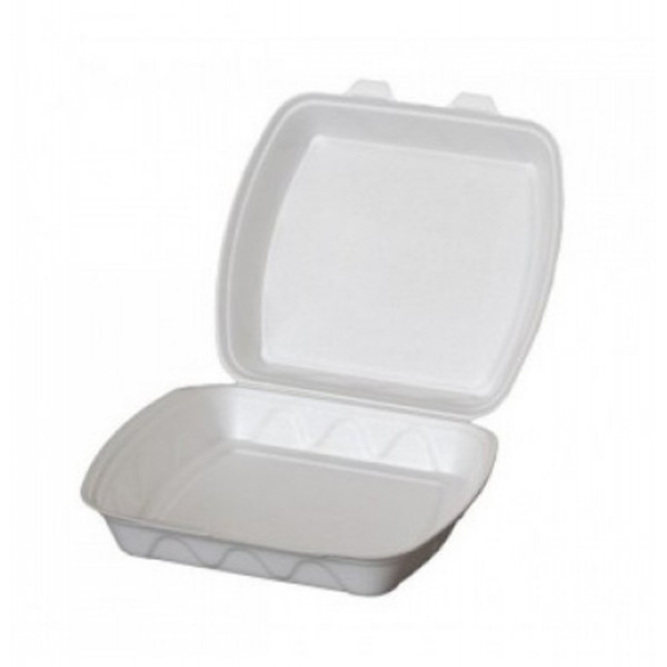 Caserola meniu cu capac atasat, 1 compartiment, 50 bucati/set