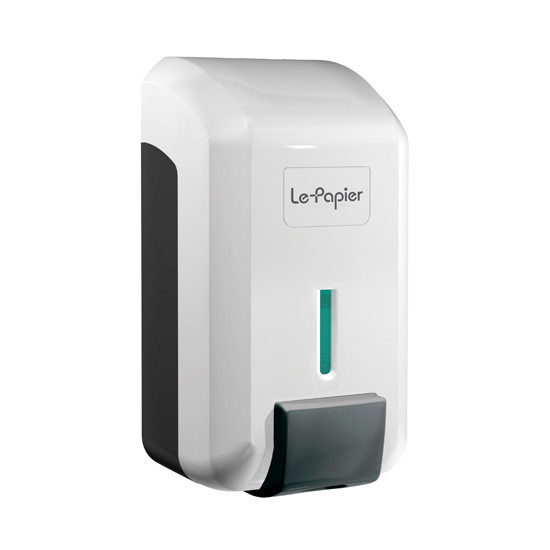 Dozator sapun lichid/gel, dezinfectant, alb, 770 ml LePapier