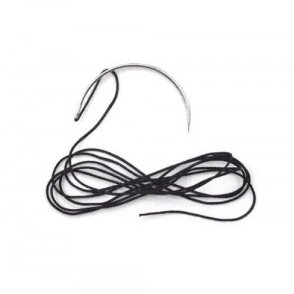 Fir sutura poliamida 150cm, USP 1, ac 40mm, curb 1/2, rotund LOOP