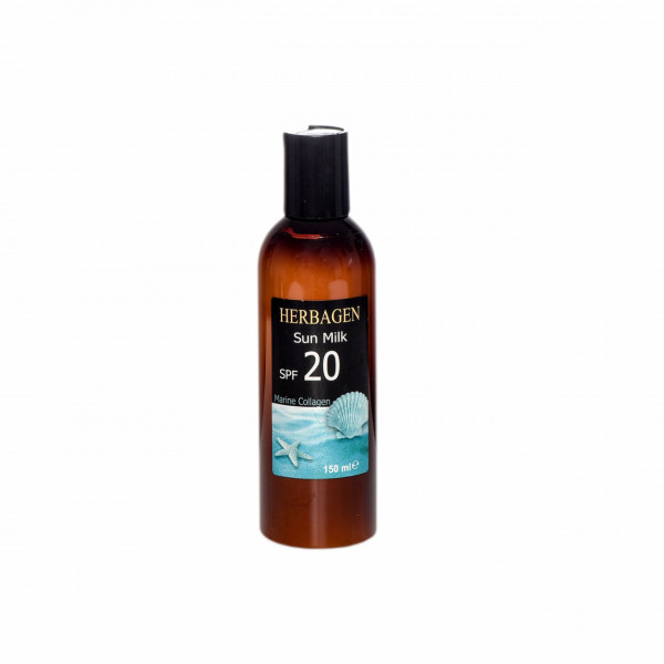 Lapte de plajă SPF 20 cu colagen marin 150 ml
