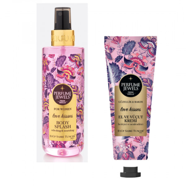 Pachet Spray de corp 250 ml si Crema de maini si corp 50 ml Love Kisses Eyup Sabri Tuncer