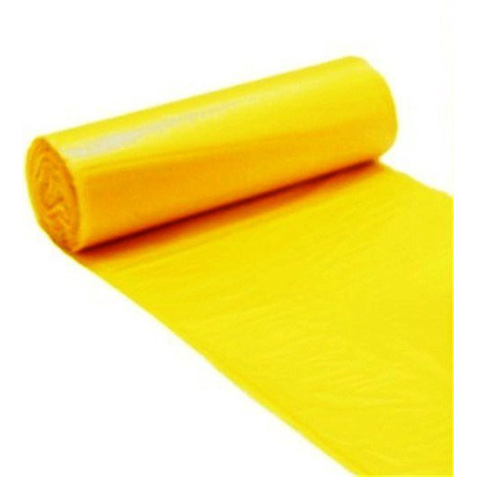 Saci menaj Solid 60 litri, galben, 20 buc/rola