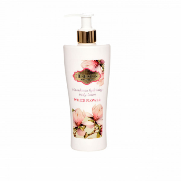 Lapte de corp hidratant White Flower cu ulei de macadamia 200 ml
