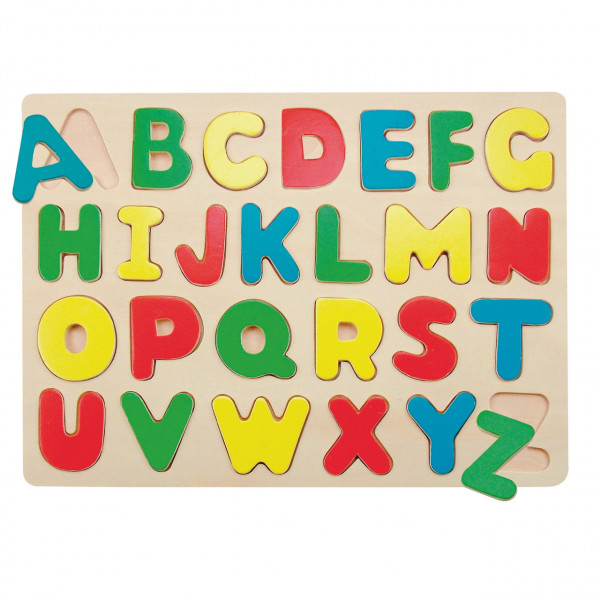 Puzzle din lemn - Alfabet