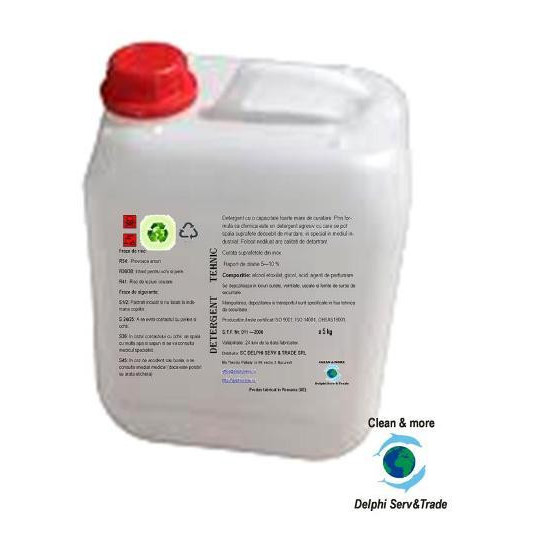 Detergent pentru curatarea suprafetelor din inox