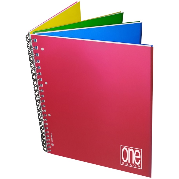 Caiet A4+ cu spirala - One Color 4x4, 80 g/m2, 120+4 pag., coperta PP (Dictando)