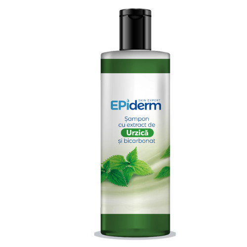 Epiderm, Sampon Cu Extract de Urzica si Bicarbonat , 330 ml