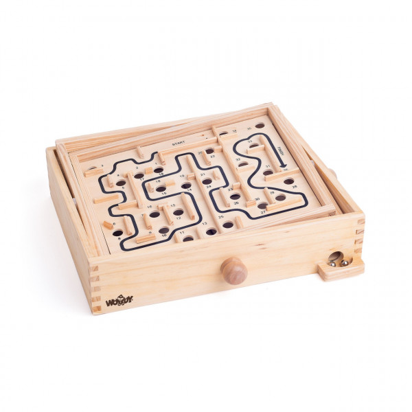 Joc de logica - Labirint cu bila si panouri detasabile