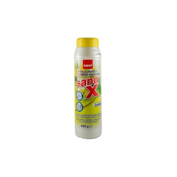 Praf de curatat cu inalbitor Sano X Lemon 600 gr