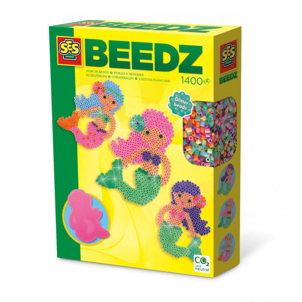 Set creativ copii Beedz - Creare sirene cu margele de calcat