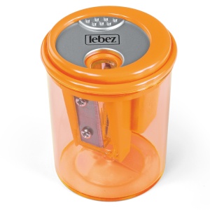 Ascutitoare de creion cu 3 gauri si container transparent, 4 culori (24 buc/display) - Img 4