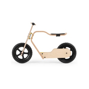 Bicicleta fara pedale MamaToyz RideMe, din lemn natural - Img 11