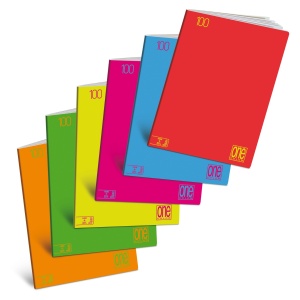 Caiet A4 cu Jolly Page - One Color Fluorescent All you can write, 100 g/m2, 48 pag. (Dictando)