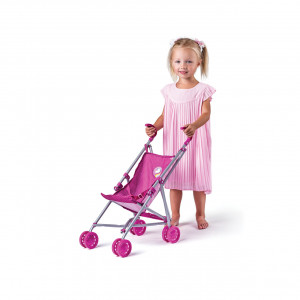 Carucior pentru papusi Unicorn - pliabil tip buggy - Img 5