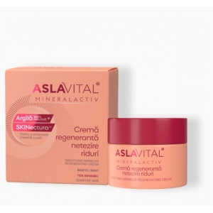 Cremă Regenerantă de Noapte pentru Netezirea Ridurilor Aslavital Mineralactiv 50 ml