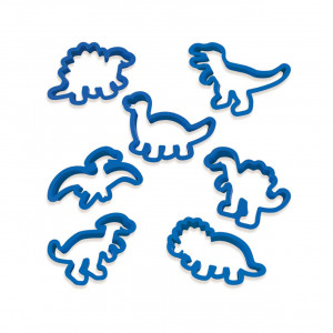 Forme pentru copii de taiat plastilina Dino (7 piese) - Img 2