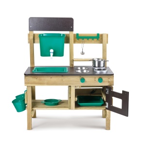 Jucarie din lemn - Bucatarie cu accesorii, de exterior (14 piese) - Img 7