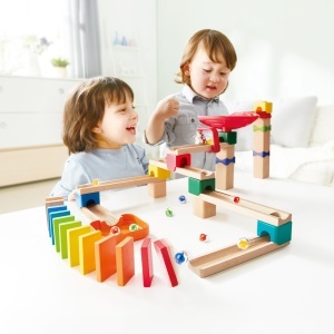 Jucarie din lemn - Marble Run Crazy Rollers (50 piese) - Img 3