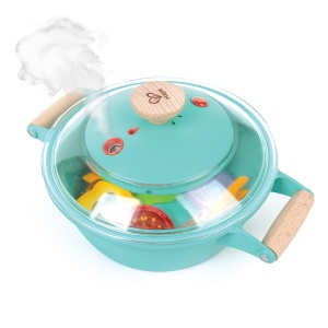 Jucarie - Set de gatit alimente la aburi pentru copii (16 piese)