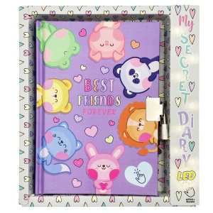 Jurnal cu LED, cu cutie cadou, 80 de pagini, 13 x 18 cm (6 buc/display) - Img 2