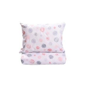 Lenjerie patut gradinita 3 piese patut stivuibil bumbac 100% model Ghemotoace - Img 1