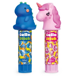 Lipici solid 9 g Fantasy World, dinozaur si unicorn (24 buc/display) - Img 2