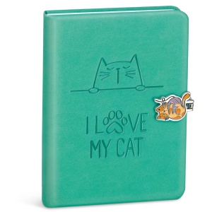 Notebook I Love my Pet, cu inchidere magnetica, 80 de pagini, 13 x 18 cm (12 buc/display) - Img 6