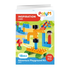 PolyM - Kit de joaca pentru aventura pentru copii (110 piese) - Img 6