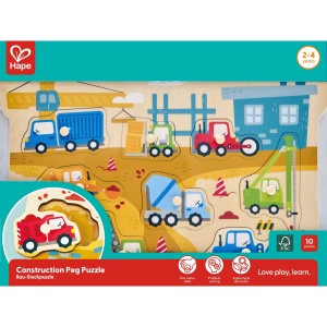 Puzzle din lemn – Utilaje de constructii