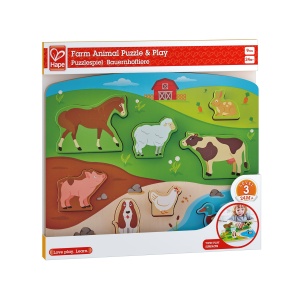 Puzzle din lemn - Animale de la ferma 3D - Img 5