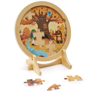 Puzzle din Lemn copii - Set 4 Anotimpuri (10, 12, 16 si 18 piese) - Img 6