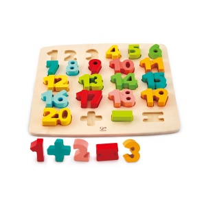 Puzzle din lemn - Matematica, numere dolofane - Img 3