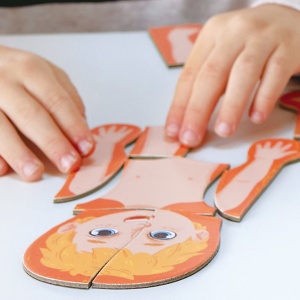 Puzzle magnetic pentru copii - Corpul uman (68 piese) - Img 7