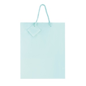 Sacosa Pastel, din hartie cu maner din snur, 17.8 x 23 x 9.8 cm (20 buc/display) - Img 4