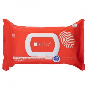 Sense Servetele Umede Antibacteriene Pentru Maini, 72 Bucati/Pachet-Cool&Clean - Img 2