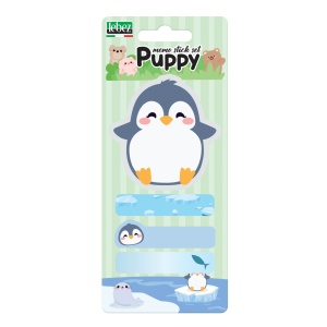 Set 20 memostick in forme si 60 semne de carte Puppy din hartie, 6 modele (96 blistere/display) - Img 2