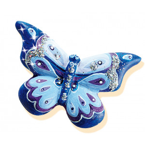 Set creativ mulaj si pictura - Fluturi cu glitter - Img 4