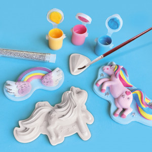 Set creativ mulaj si pictura - Unicorni - Img 2