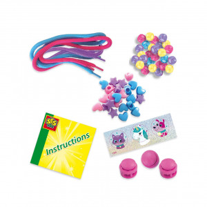 Set creativ pentru copii - Creez bratari cu diferite forme de margele - Img 2
