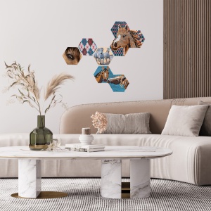 Set margele de calcat Beedz Art - Cai cu placi hexagonale - Img 7