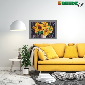 Set margele de calcat Beedz Art - Floarea soarelui - Img 7
