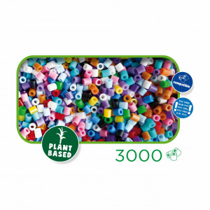 Set margele de calcat culori mixte Green Beedz 3000 bucati - Img 5
